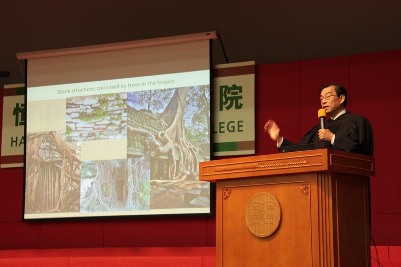 Keynote speaker, Professor CY Jim, Chair Professor of Department of Geography, The University of Hong Kong